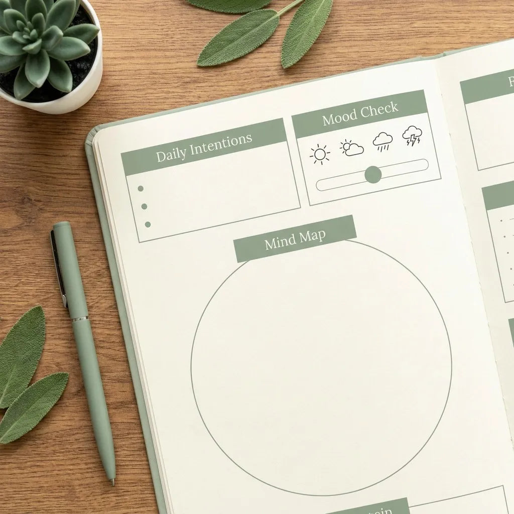 The Self-Care Companion: Undated Daily Wellness & ADHD Planner