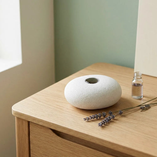 Artisanal Ceramic Diffuser Stone - Minimalist Wellness
