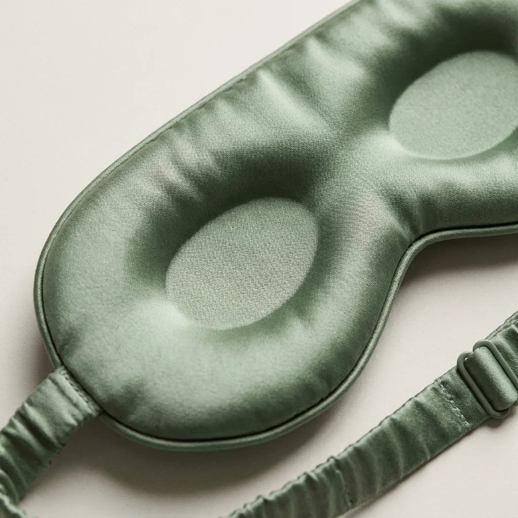 CloudSleep 3D Contoured Silk Eye Mask - Zero Pressure Night Sleep Mask