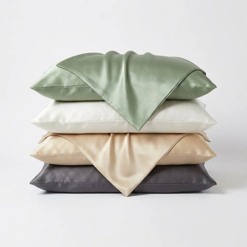 Pure 22 Momme Mulberry Silk Pillowcase - 6A Grade for Hair & Skin Wellness