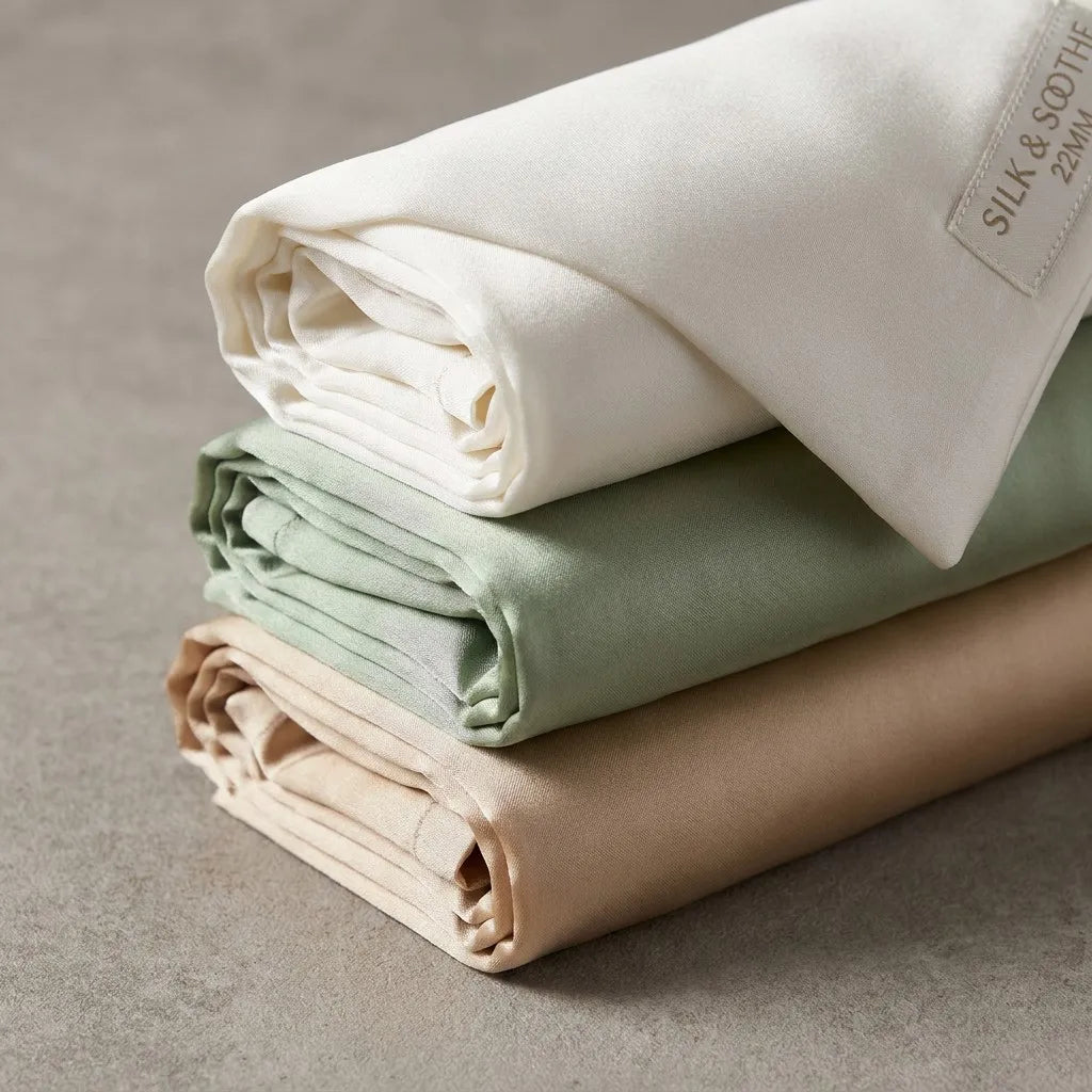 22-Momme Weighted Silk Relaxation Wrap - Deep Pressure Therapy for Restful Sleep