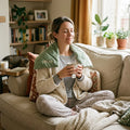 Herbal Heat Therapy Neck & Shoulder Wrap - Lavender & Flaxseed