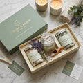Magnesium & Lavender Luxury Bath Salt Gift Box - 3-Piece Spa Set